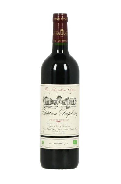 Bouteille de Côtes de Bordeaux découverte dans un carton surprise